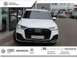 Gletscherweiß metallic Gebraucht 2021 Audi Q7 S-Line SUV | 55.920 € (Superpreis)