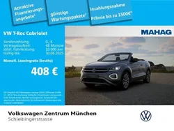 Grau Gebraucht 2024 VW T-Roc Cabriolet Goal Cabrio | 34.990 €