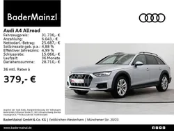 Florettsilber metallic Gebraucht 2021 Audi A4 Allroad Ambiente Kombi | 31.730 € (Fairer Preis)