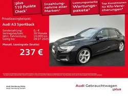 Schwarz Gebraucht 2024 Audi A3 Sportback Advanced Limousine | 31.880 € (Fairer Preis)