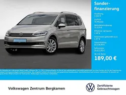 Ivory silver metallic Gebraucht 2024 VW Touran Highline Van / Kleinbus | 34.781 € (Fairer Preis)