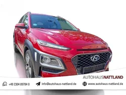 Pulse red / mic Gebraucht 2019 Hyundai Kona Premium SUV | 18.950 € (Fairer Preis)