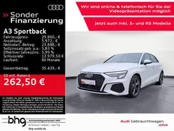 Ibisweiß Gebraucht 2023 Audi A3 S-Line Limousine | 29.860 € (Etwas zu teuer)