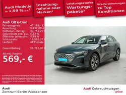 Plasmablau metallic Gebraucht 2023 Audi Q8 e-tron Advanced Plus SUV | 47.189 € (Superpreis)