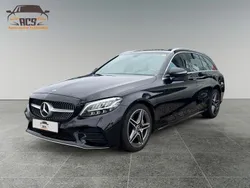 Schwarz Gebraucht 2019 Mercedes C200 AMG line Kombi | 17.480 € (Etwas zu teuer)