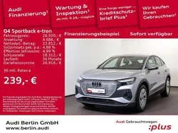 Florettsilber metallic Gebraucht 2023 Audi Q4 Sportback e-tron Comfort SUV | 28.500 € (Guter Preis)