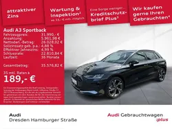 Mythosschwarz metallic Gebraucht 2024 Audi A3 Advanced Limousine | 31.990 € (Fairer Preis)
