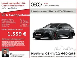 Schwarz Neu 2025 Audi RS6 Performance Kombi | 162.990 € (Teuer)