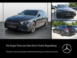 Metalliclack graphitgrau Gebraucht 2024 Mercedes C300e Premium Kombi | 45.749 € (Guter Preis)
