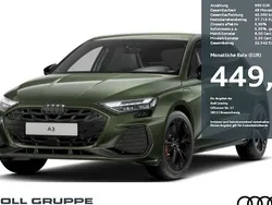 Grün Neu 2025 Audi A3 Sportback e-tron S-Line Limousine | 47.490 € (Fairer Preis)