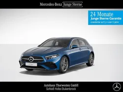 Blau Gebraucht 2024 Mercedes A220 Advanced Plus Limousine | 36.890 € (Fairer Preis)