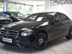 Obsidianschwarz Gebraucht 2019 Mercedes E400 AMG Limousine | 42.650 € (Teuer)