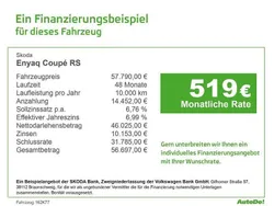 Rot Neu 2024 Skoda Enyaq iV RS SUV | 57.790 €