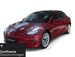 Rot Gebraucht 2021 Tesla Model 3 Long Range RWD Limousine | 28.200 € (Fairer Preis)