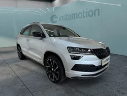 Silber Gebraucht 2021 Skoda Karoq SportLine SUV | 27.480 € (Etwas zu teuer)