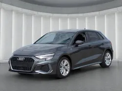 Grau Gebraucht 2024 Audi A3 Sportback S-Line Limousine | 37.949 € (Fairer Preis)