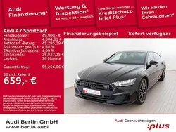 Mythosschwarz metallic Gebraucht 2022 Audi A7 Sportback Ambiente Kleinwagen | 49.900 € (Etwas zu teuer)