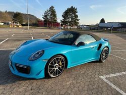 Blau Gebraucht 2018 Porsche 911 Turbo S Cabriolet Cabrio | 159.900 € (Fairer Preis)