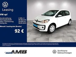 Weiß Gebraucht 2021 VW up! Kleinwagen | 11.470 € (Guter Preis)