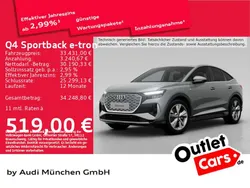 Taifungrau metallic Gebraucht 2022 Audi Q4 e-tron S-Line SUV | 33.431 € (Etwas zu teuer)