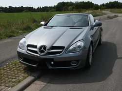 Silber Gebraucht 2008 Mercedes SLK200 Cabrio | 15.500 € (Teuer)