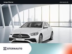 Manufaktur lack manufaktur opalithweiß bright Gebraucht 2020 Mercedes C220 AMG line Limousine | 42.483 €