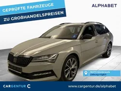 Stahl grau uni Gebraucht 2020 Skoda Superb SportLine Kombi | 21.707 € (Guter Preis)
