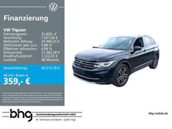 Schwarz Gebraucht 2022 VW Tiguan Elegance SUV | 31.830 € (Fairer Preis)