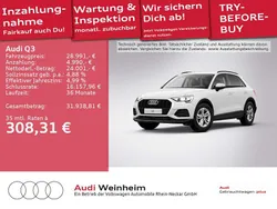 Ibisweiß Gebraucht 2021 Audi Q3 Ambiente SUV | 28.991 € (Superpreis)