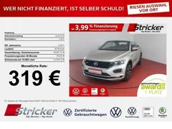 Ivory silver metallic (metallic) Gebraucht 2021 VW T-Roc Cabriolet R-line Cabrio | 25.946 € (Fairer Preis)