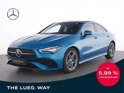 Metalliclack hyperblau Gebraucht 2023 Mercedes CLA200 AMG Coupé | 34.345 € (Fairer Preis)