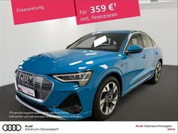Blau Gebraucht 2021 Audi e-tron S-Line SUV | 32.880 € (Superpreis)