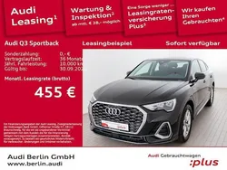 Mythosschwarz metallic Gebraucht 2024 Audi Q3 Sportback S-Line SUV | 38.900 € (Guter Preis)