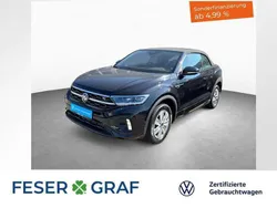 Deep black perleffekt Gebraucht 2024 VW T-Roc Cabriolet R-line Cabrio | 32.940 € (Superpreis)