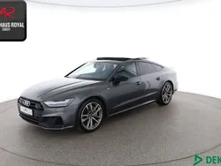 Schwarz (metallic) Gebraucht 2021 Audi A7 S-Line Kleinwagen | 46.860 € (Etwas zu teuer)