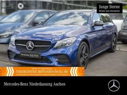 Brillantblau Gebraucht 2021 Mercedes C300e AMG Kombi | 31.990 € (Guter Preis)
