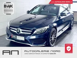 Blau Gebraucht 2014 Mercedes C220 AMG line Limousine | 20.900 € (Teuer)