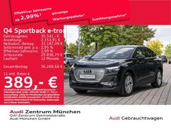 Mythosschwarz metallic Gebraucht 2023 Audi Q4 e-tron SUV | 35.341 € (Fairer Preis)