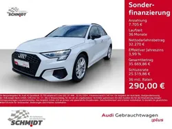 Weiß Gebraucht 2024 Audi A3 Sportback Advanced Limousine | 39.975 € (Etwas zu teuer)