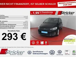 Schwarz (deep black perleffekt) Gebraucht 2024 VW Touran Highline Van / Kleinbus | 33.819 € (Fairer Preis)