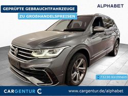 Platinum grey Gebraucht 2022 VW Tiguan Allspace R-line SUV | 27.507 € (Guter Preis)