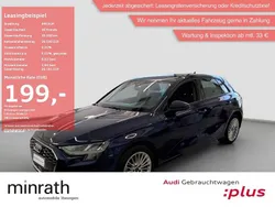 Blau Gebraucht 2024 Audi A3 Sportback Advanced Limousine | 26.590 € (Superpreis)