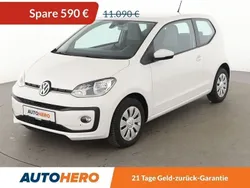 Weiß Gebraucht 2020 VW up! move up! Kleinwagen | 10.500 € (Guter Preis)