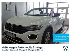 Pure white/schwarz Gebraucht 2021 VW T-Roc R-line SUV | 30.930 €