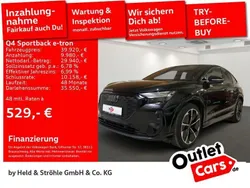 Schwarz Gebraucht 2022 Audi Q4 Sportback e-tron S-Line SUV | 39.920 € (Guter Preis)