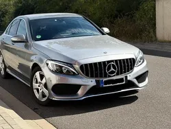 Grau Gebraucht 2014 Mercedes C180 AMG line Limousine | 13.250 € (Etwas zu teuer)