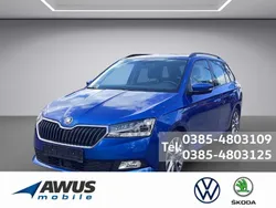 Blau / raceblau (metallic) Gebraucht 2022 Skoda Fabia Clever Kombi | 16.990 € (Fairer Preis)