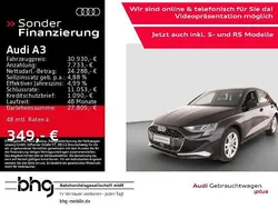 Mythosschwarz metallic Gebraucht 2024 Audi A3 Advanced Plus Limousine | 30.930 € (Fairer Preis)
