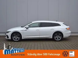 Oryxweiß perlmutteffekt (metallic) Gebraucht 2021 VW Arteon R-line Kombi | 33.860 € (Fairer Preis)