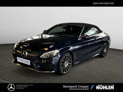 Blau Gebraucht 2017 Mercedes C250 AMG line Cabrio | 23.490 € (Guter Preis)
